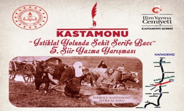 İSTİKLAL YOLUNDA ŞEHİT ŞERİFE BACI 5. ÖDÜLLÜ ŞİİR YAZMA YARIŞMASI BAŞLADI